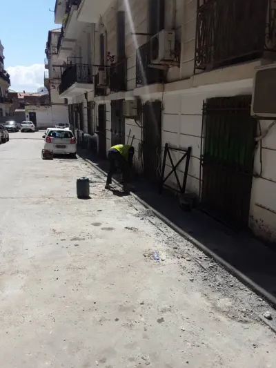 Réfection Trottoirs Alger Centre 