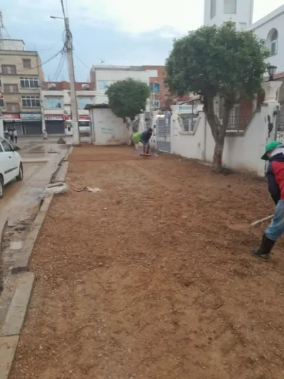 Aménagement des trottoirs à Bordj El Kiffan – Zone Ben Zerga | SARL STRAPHYB