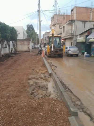 Aménagement des trottoirs à Bordj El Kiffan – Zone Ben Zerga | SARL STRAPHYB